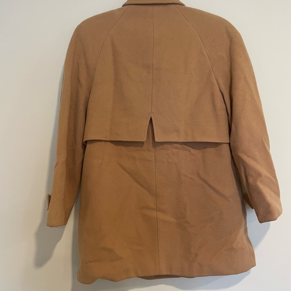 Mackintosh vintage Camel Double-Breasted 100% wool Pea Coat - Picture 8 of 12